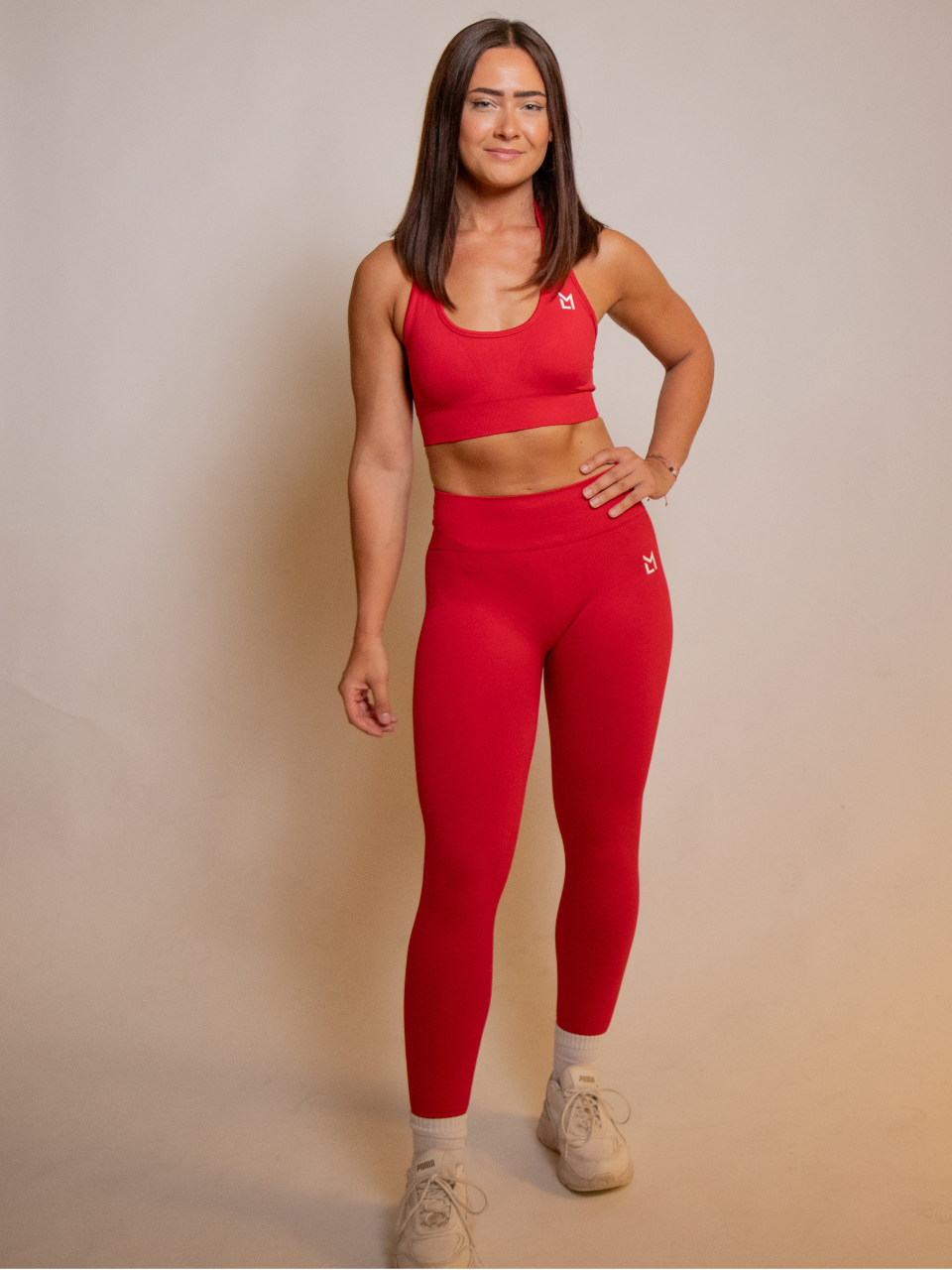 Pulse Seamless Legging Red